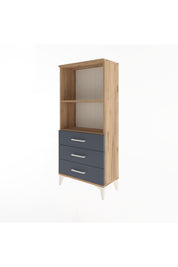 Arges Dolap 2 Raflı 3 Çekmeceli 60x30x134 - S17M050V8A
