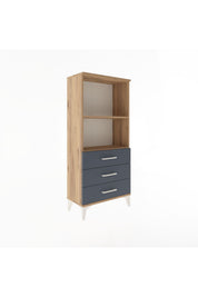 Arges Dolap 2 Raflı 3 Çekmeceli 60x30x134 - S17M050V8A