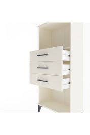 Arges Dolap Tek Raflı 3 Çekmeceli 60x30x134 - S17M051V1A