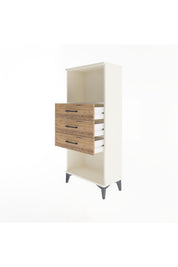 Arges Dolap Tek Raflı 3 Çekmeceli 60x30x134 - S17M051V3A