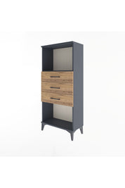 Arges Dolap Tek Raflı 3 Çekmeceli 60x30x134 - S17M051V6A
