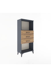 Arges Dolap Tek Raflı 3 Çekmeceli 60x30x134 - S17M051V6A