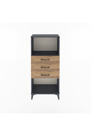 Arges Dolap Tek Raflı 3 Çekmeceli 60x30x134 - S17M051V6A