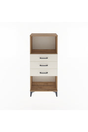 Arges Dolap Tek Raflı 3 Çekmeceli 60x30x134 - S17M051V7A