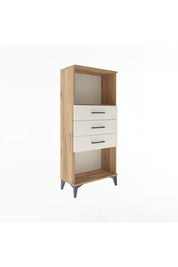 Arges Dolap Tek Raflı 3 Çekmeceli 60x30x134 - S17M051V7A