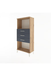 Arges Dolap Tek Raflı 3 Çekmeceli 60x30x134 - S17M051V8A