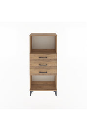 Arges Dolap Tek Raflı 3 Çekmeceli 60x30x134 - S17M051V9A