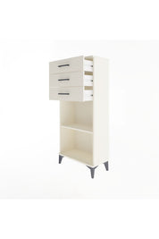Arges Dolap Tek Raflı 3 Çekmeceli 60x30x134 - S17M052V1A