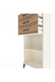 Arges Dolap Tek Raflı 3 Çekmeceli 60x30x134 - S17M052V3A