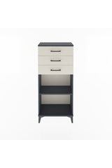 Arges Dolap Tek Raflı 3 Çekmeceli 60x30x134
