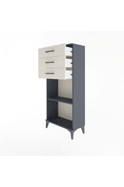 Arges Dolap Tek Raflı 3 Çekmeceli 60x30x134 - S17M052V4A