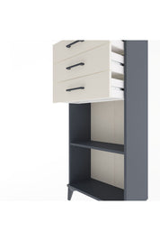 Arges Dolap Tek Raflı 3 Çekmeceli 60x30x134 - S17M052V4A