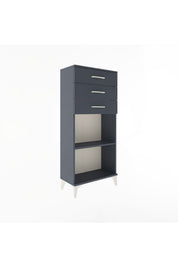 Arges Dolap Tek Raflı 3 Çekmeceli 60x30x134 - S17M052V5A