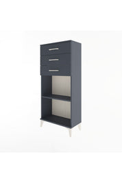 Arges Dolap Tek Raflı 3 Çekmeceli 60x30x134 - S17M052V5A