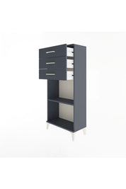 Arges Dolap Tek Raflı 3 Çekmeceli 60x30x134 - S17M052V5A