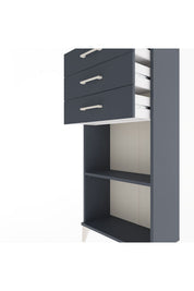 Arges Dolap Tek Raflı 3 Çekmeceli 60x30x134 - S17M052V5A