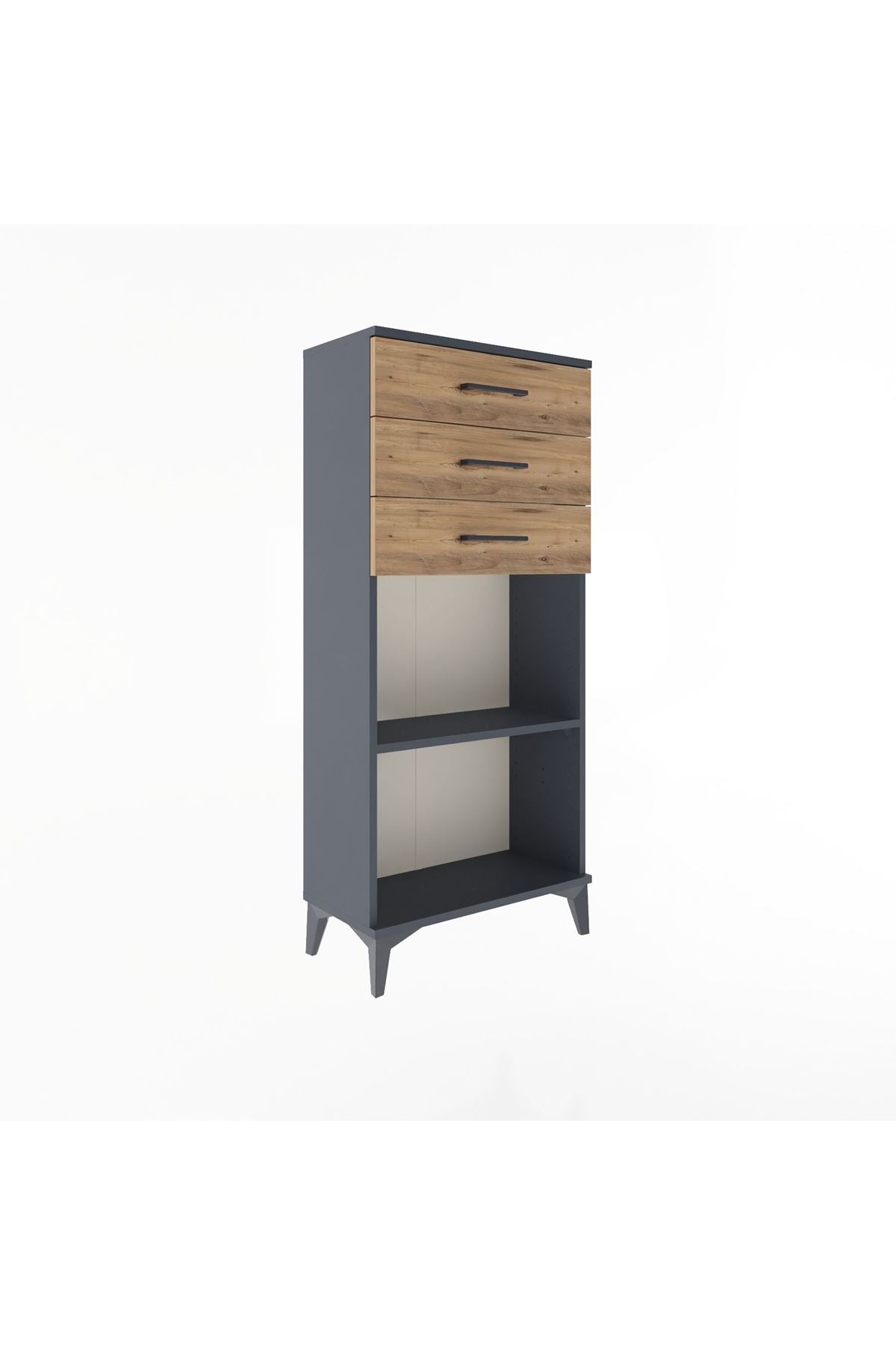 Arges Dolap Tek Raflı 3 Çekmeceli 60x30x134 - S17M052V6A