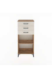 Arges Dolap Tek Raflı 3 Çekmeceli 60x30x134 - S17M052V7A