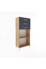 Arges Dolap Tek Raflı 3 Çekmeceli 60x30x134 - S17M052V8A