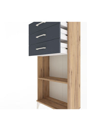 Arges Dolap Tek Raflı 3 Çekmeceli 60x30x134 - S17M052V8A