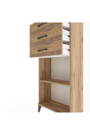 Arges Dolap Tek Raflı 3 Çekmeceli 60x30x134 - S17M052V9A