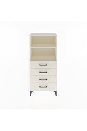 Arges Dolap 2 Raflı 4 Çekmeceli 60x30x134 - S17M053V1A