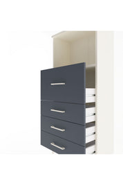Arges Dolap Tek Raflı 4 Çekmeceli 60x30x134 - S17M016V2A
