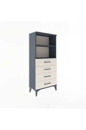 Arges Dolap 2 Raflı 4 Çekmeceli 60x30x134 - S17M053V4A