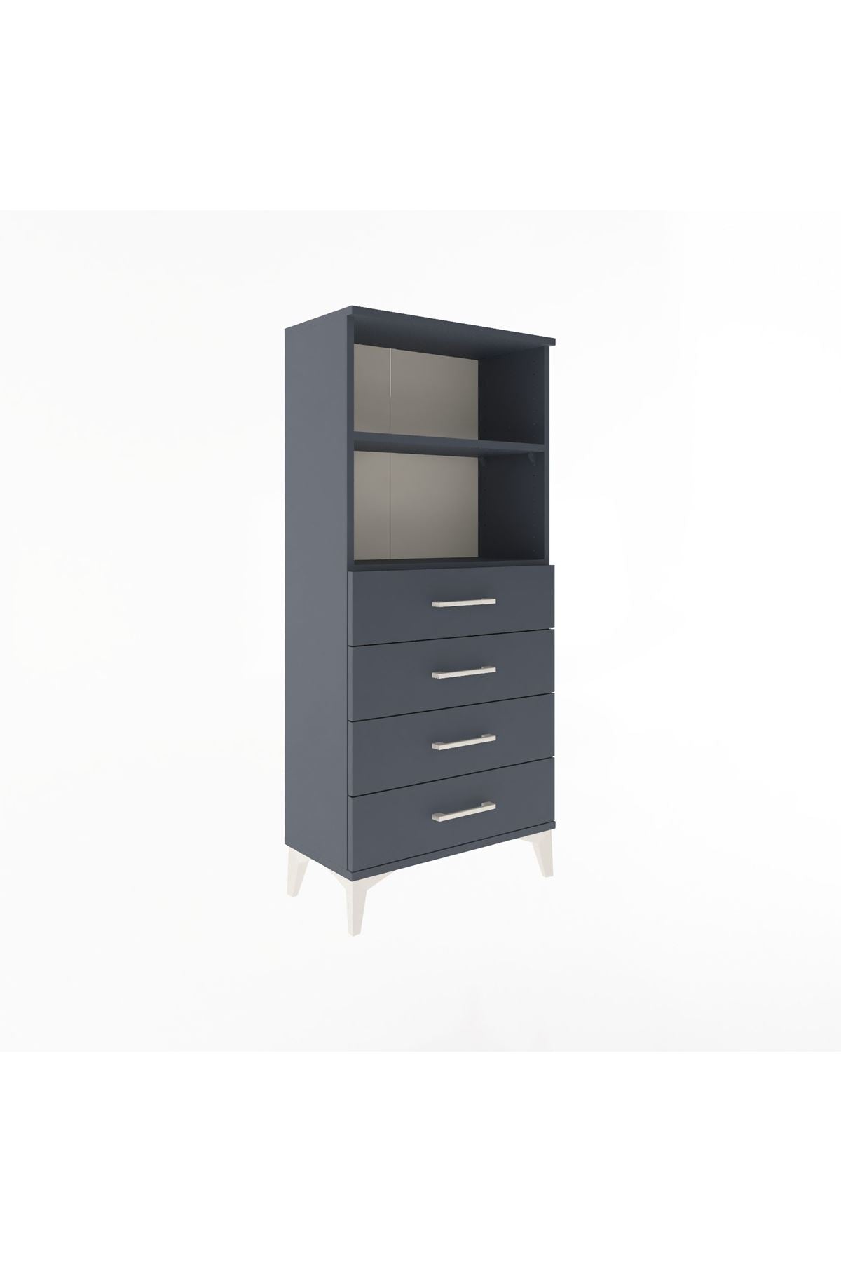 Arges Dolap 2 Raflı 4 Çekmeceli 60x30x134 - S17M053V5A