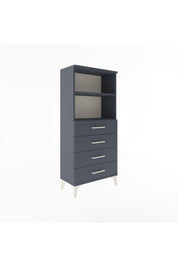 Arges Dolap 2 Raflı 4 Çekmeceli 60x30x134 - S17M053V5A