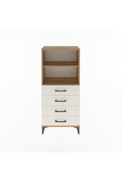 Arges Dolap 2 Raflı 4 Çekmeceli 60x30x134 - S17M053V7A