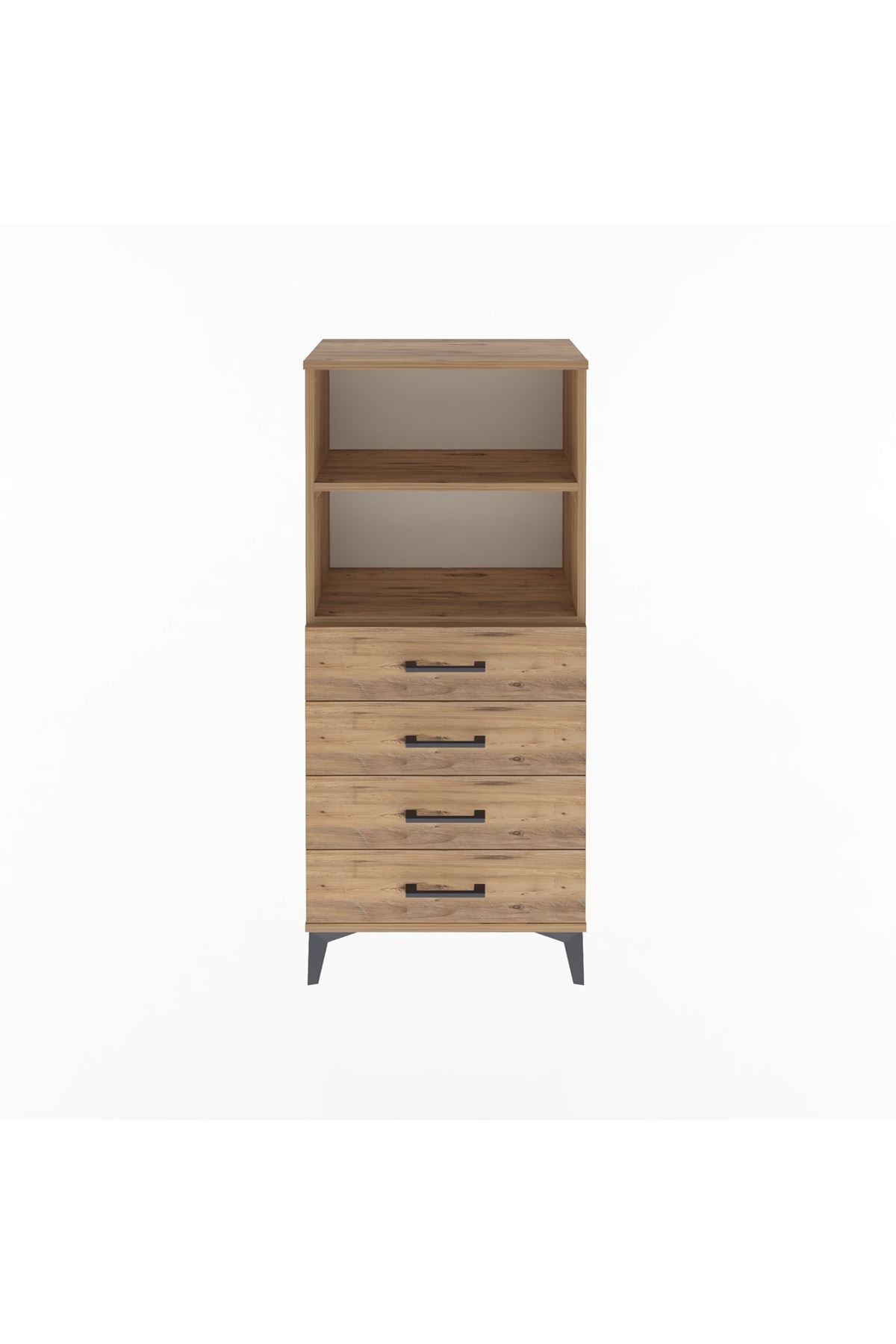 Arges Dolap 2 Raflı 4 Çekmeceli 60x30x134 - S17M053V9A