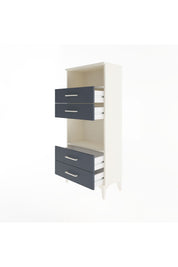 Arges Dolap 2 Raflı 4 Çekmeceli 60x30x134 - S17M054V2A