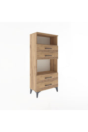 Arges Dolap 2 Raflı 4 Çekmeceli 60x30x134 - S17M054V9A