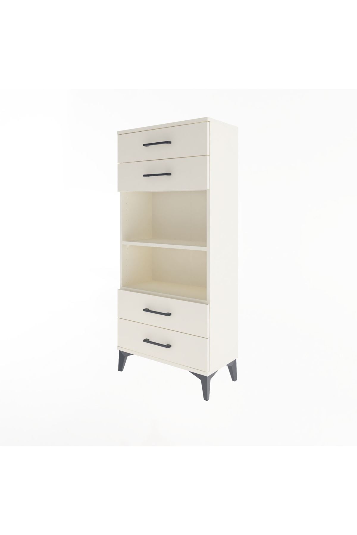 Arges Dolap 2 Raflı 4 Çekmeceli 60x30x134 - S17M055V1A