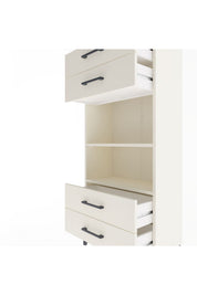 Arges Dolap 2 Raflı 4 Çekmeceli 60x30x134 - S17M055V1A