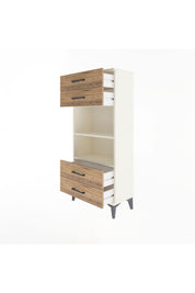 Arges Dolap 2 Raflı 4 Çekmeceli 60x30x134 - S17M055V3A