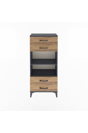 Arges Dolap 2 Raflı 4 Çekmeceli 60x30x134 - S17M055V6A