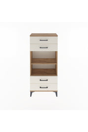 Arges Dolap 2 Raflı 4 Çekmeceli 60x30x134 - S17M055V7A
