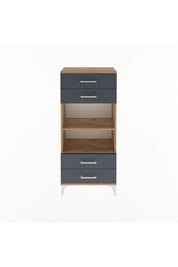 Arges Dolap 2 Raflı 4 Çekmeceli 60x30x134 - S17M055V8A