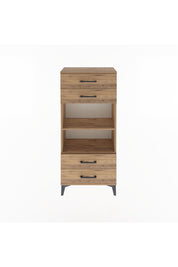 Arges Dolap 2 Raflı 4 Çekmeceli 60x30x134 - S17M055V9A