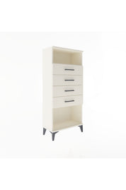 Arges Dolap Tek Raflı 4 Çekmeceli 60x30x134 - S17M056V1A