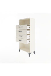 Arges Dolap Tek Raflı 4 Çekmeceli 60x30x134 - S17M056V1A
