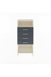 Arges Dolap Tek Raflı 4 Çekmeceli 60x30x134 - S17M056V2A