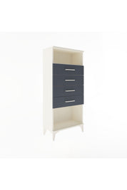 Arges Dolap Tek Raflı 4 Çekmeceli 60x30x134 - S17M056V2A