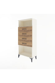Arges Dolap Tek Raflı 4 Çekmeceli 60x30x134 - S17M056V3A