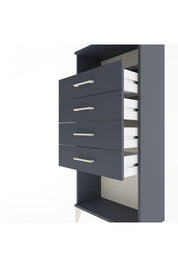 Arges Dolap Tek Raflı 4 Çekmeceli 60x30x134 - S17M056V5A