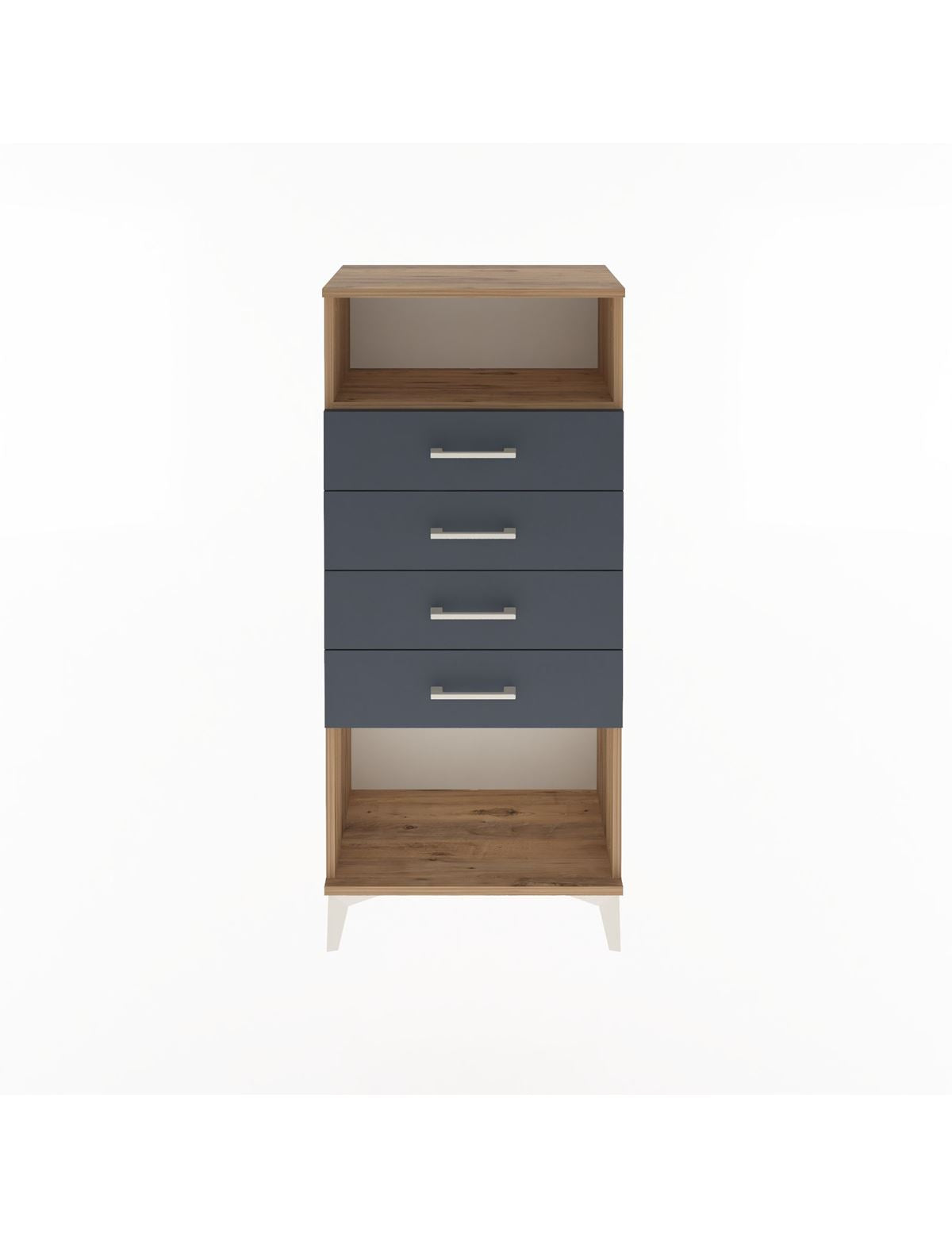 Arges Dolap Tek Raflı 4 Çekmeceli 60x30x134 - S17M056V8A