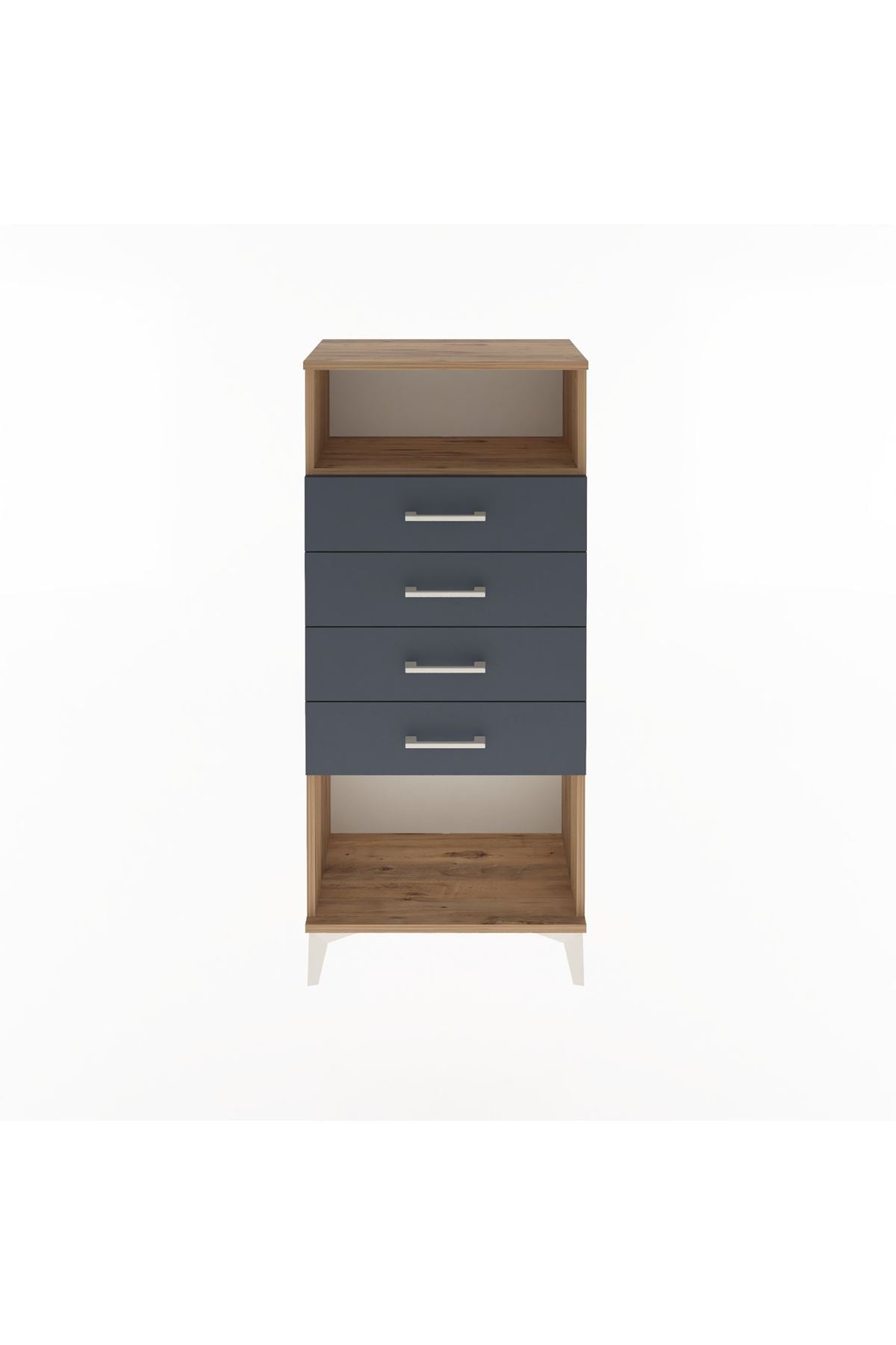 Arges Dolap Tek Raflı 4 Çekmeceli 60x30x134 - S17M056V8A