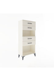 Arges Dolap Tek Raflı 4 Çekmeceli 60x30x134 - S17M057V1A